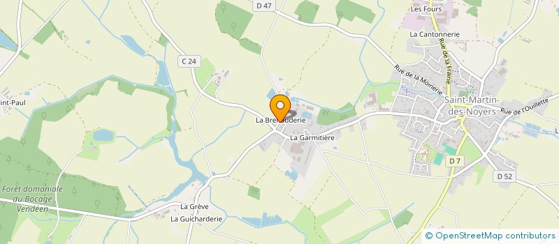 localisation de l'entreprise SCI MOLLBAT  ESSARTS-EN-BOCAGE