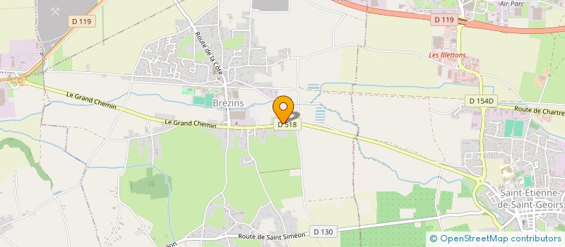 localisation de l'entreprise SCI MOLLE  BREZINS