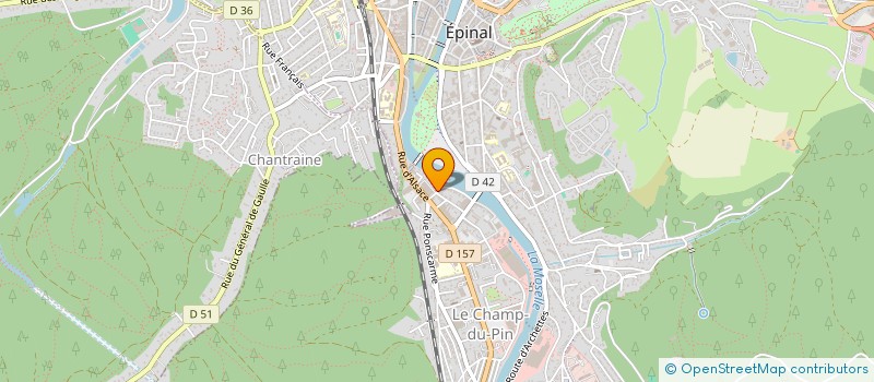 localisation de l'entreprise SCI MOLLI à EPINAL