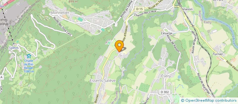 localisation de l'entreprise SCI MOLNAR LAUREAU  MONNETIER-MORNEX