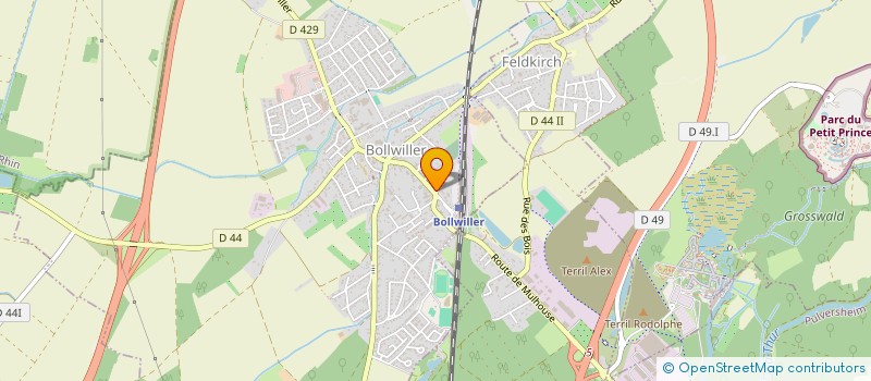 localisation de l'entreprise SCI MOLS  BOLLWILLER