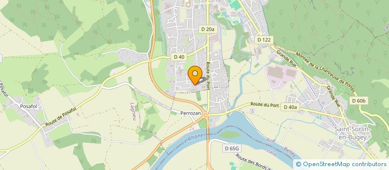 localisation de l'entreprise SCI MOLSA à LAGNIEU