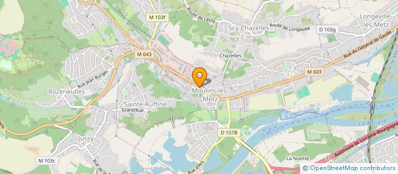 localisation de l'entreprise SCI MOLTER  CHATEL-SAINT-GERMAIN