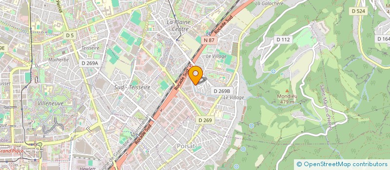 localisation de l'entreprise SCI MOLTOMOLTO  SAINT-MARTIN-D'HERES