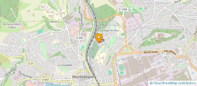 localisation de l'entreprise SCI MOLTONI à MONTBELIARD