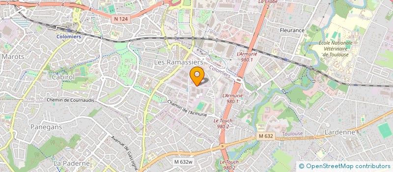localisation de l'entreprise SCI MOLUSK à COLOMIERS
