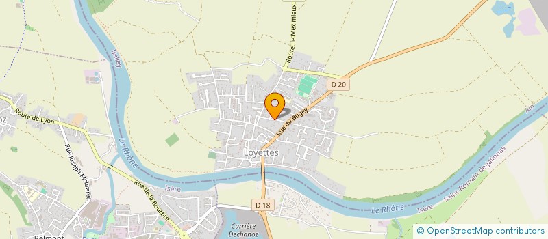 localisation de l'entreprise SCI MOLY  LOYETTES