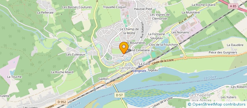 localisation de l'entreprise SCI MOLY  LANGEAIS