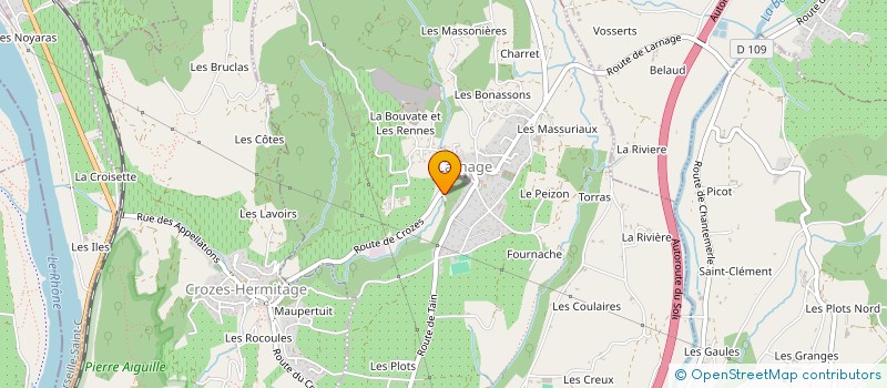 localisation de l'entreprise SCI MOLY  LARNAGE