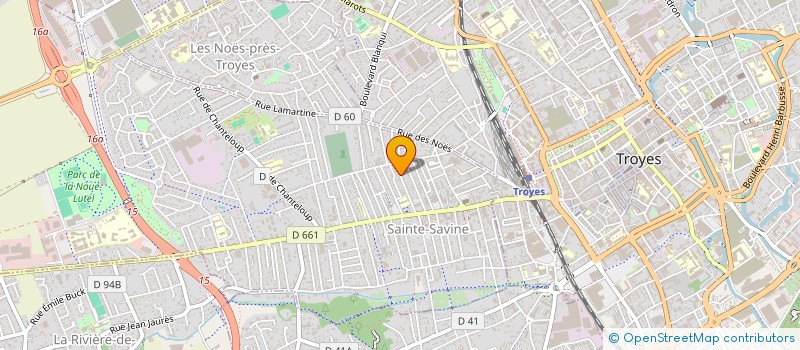 localisation de l'entreprise SCI MOM  SAINTE-SAVINE