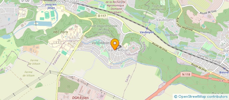 localisation de l'entreprise SCI MOM  SACLAY