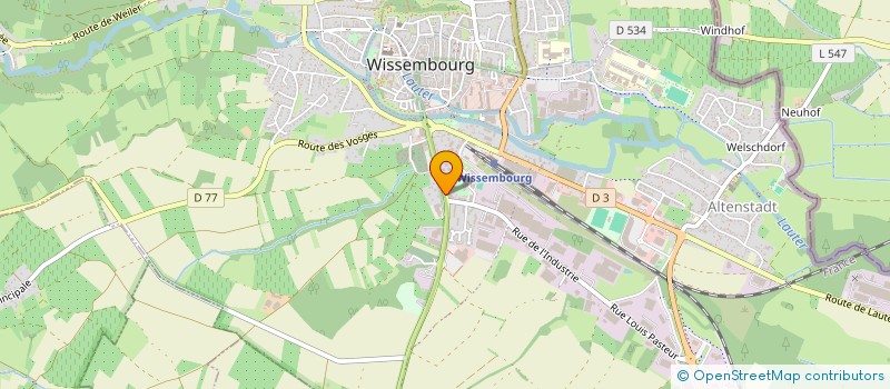 localisation de l'entreprise SCI MOMA  WISSEMBOURG