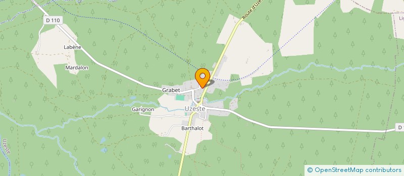 localisation de l'entreprise SCI MOMA  UZESTE