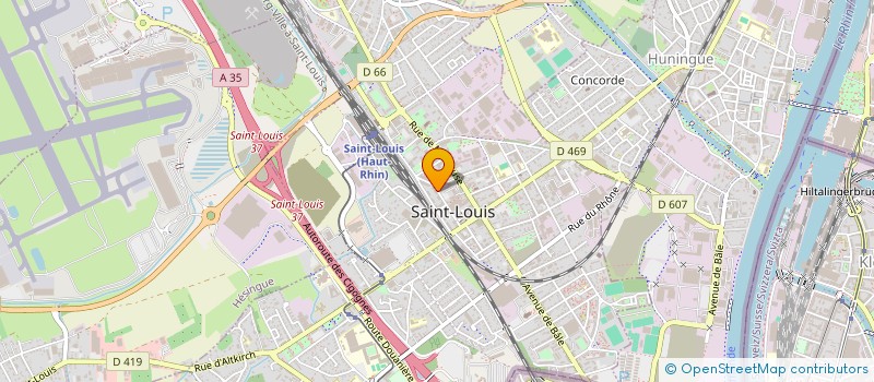 localisation de l'entreprise SCI MOMEGA  SAINT-LOUIS