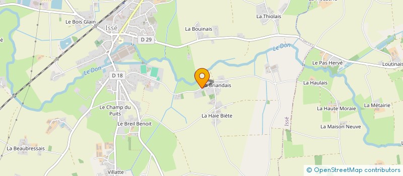 localisation de l'entreprise SCI MOMENTUM  ISSE