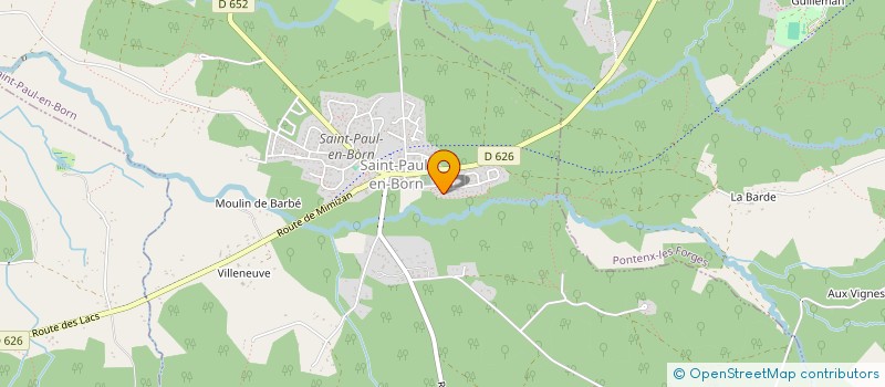 localisation de l'entreprise SCI MOMIJI  SAINT-PAUL-EN-BORN