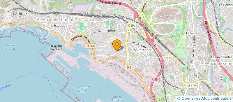 localisation de l'entreprise SCI MOMME à MARSEILLE 16EME