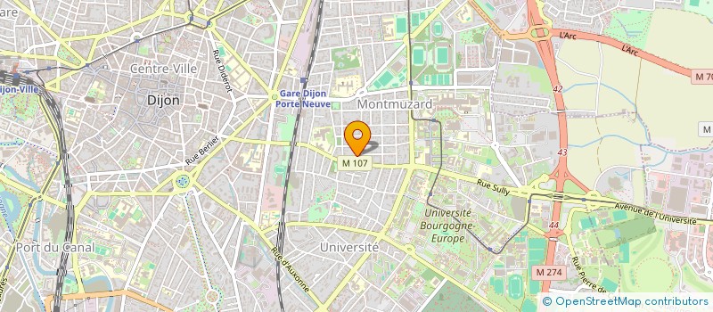 localisation de l'entreprise SCI MOMOLOLO à DIJON