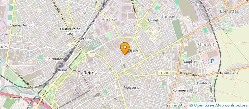 localisation de l'entreprise SCI MOMOLS  REIMS