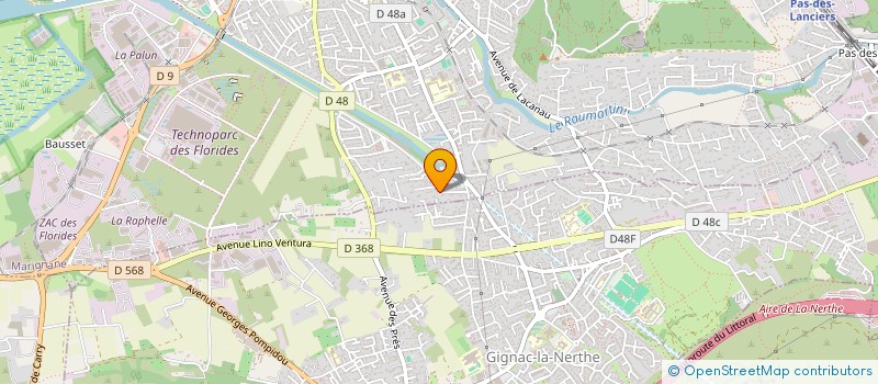 localisation de l'entreprise SCI MOMPI  MARIGNANE