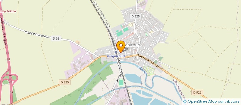 localisation de l'entreprise SCI MON AMOUR  VILLENEUVE-SUR-AISNE