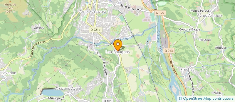 localisation de l'entreprise SCI MON ANGE  ARGELES-GAZOST