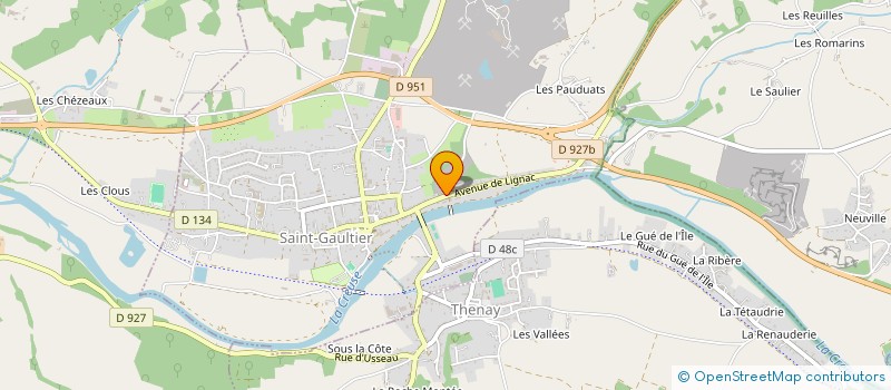 localisation de l'entreprise SCI MON CHAPEAU ROUGE à SAINT-GAULTIER
