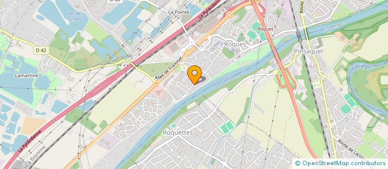 localisation de l'entreprise SCI MON ESPOIR  LACROIX-FALGARDE