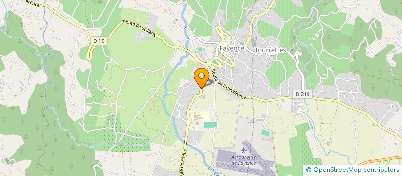 localisation de l'entreprise SCI MON PRINTEMPS  FAYENCE