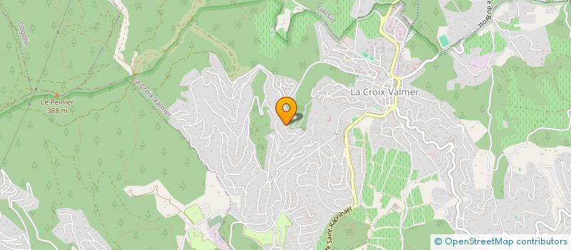 localisation de l'entreprise SCI MON REVE à LA CROIX-VALMER