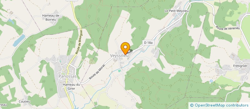 localisation de l'entreprise SCI MON REVE  VERNAS