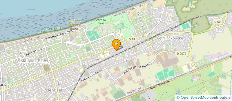 localisation de l'entreprise SCI MON SALON à DUNKERQUE