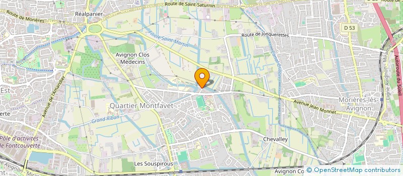 localisation de l'entreprise SCI MON TANZI  AVIGNON