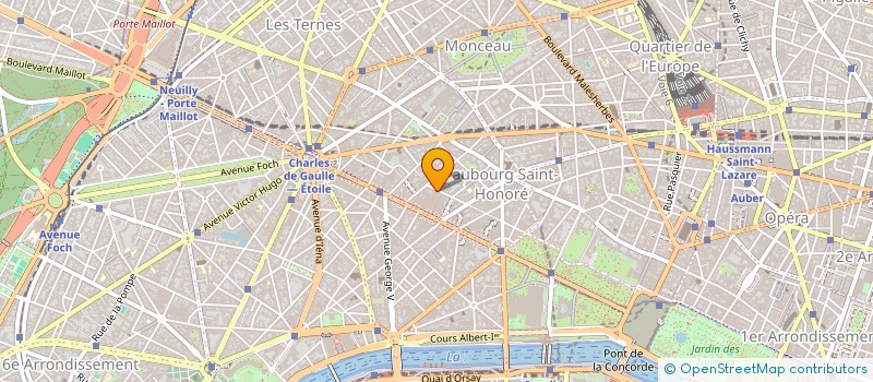 localisation de l'entreprise SCI MON TOIT  PARIS 8