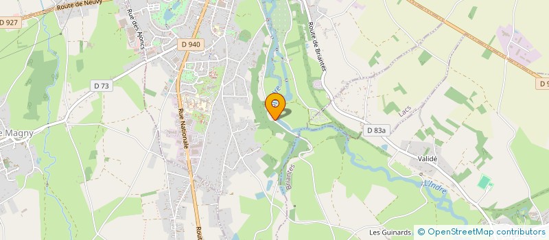 localisation de l'entreprise SCI MON TRUC EN PLUME à LA CHATRE