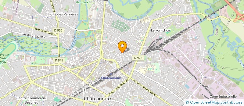 localisation de l'entreprise SCI MONA 36 à CHATEAUROUX