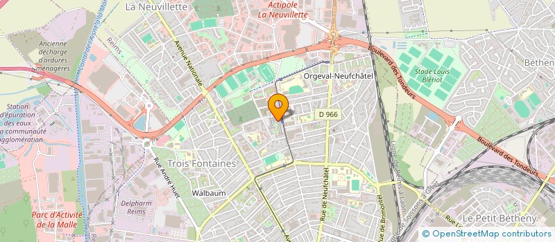 localisation de l'entreprise SCI MONA  REIMS