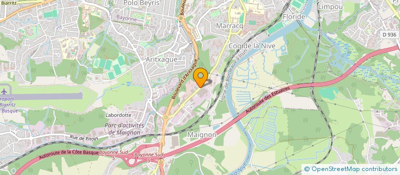 localisation de l'entreprise SCI MONA à BAYONNE