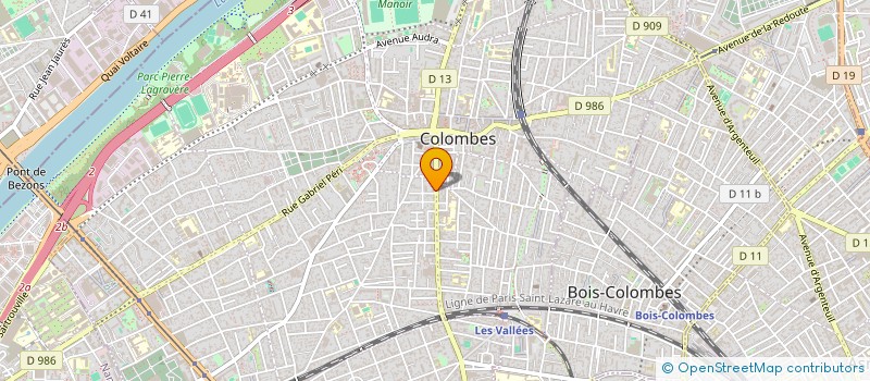 localisation de l'entreprise SCI MONA  COLOMBES