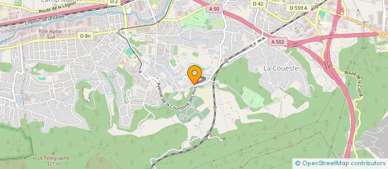 localisation de l'entreprise SCI MONA à AUBAGNE