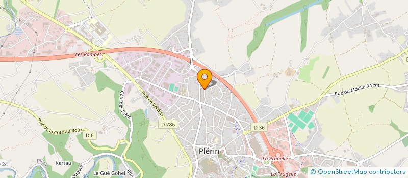 localisation de l'entreprise SCI MONA  PLERIN