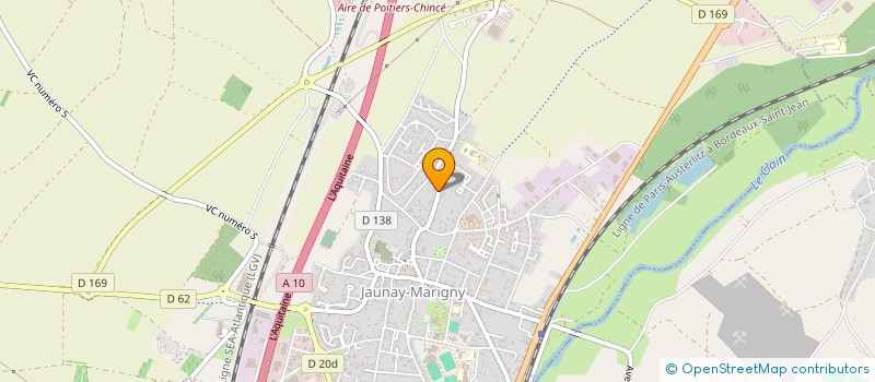 localisation de l'entreprise SCI MONA  JAUNAY-MARIGNY