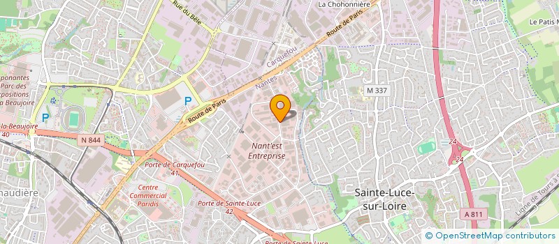 localisation de l'entreprise SCI MONACO à NANTES