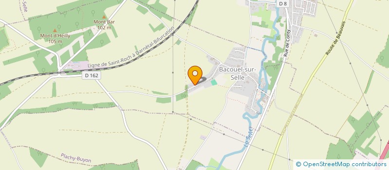 localisation de l'entreprise SCI MONACO  BACOUEL-SUR-SELLE