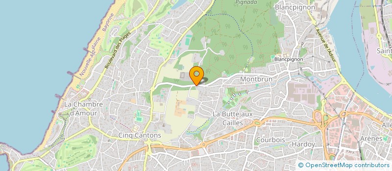 localisation de l'entreprise SCI MONADEY  ANGLET