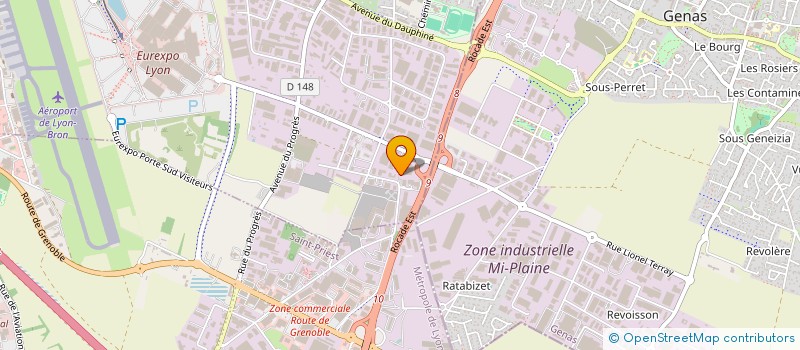 localisation de l'entreprise SCI MONANCEL  CHASSIEU