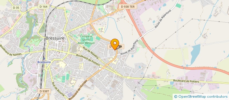 localisation de l'entreprise SCI MONANIC  BRESSUIRE