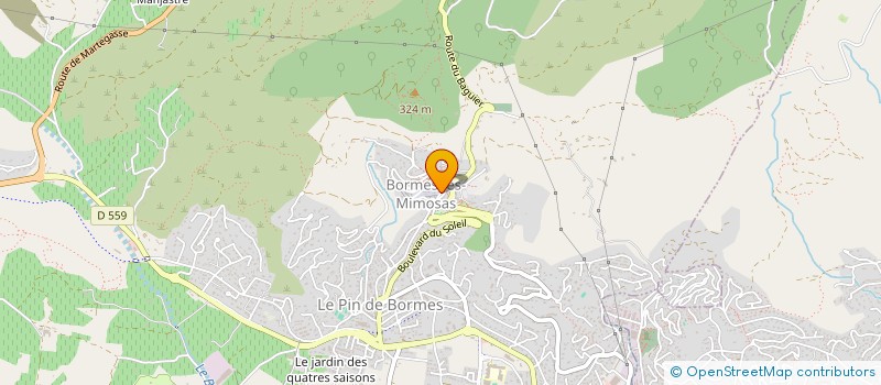 localisation de l'entreprise SCI MONARCHI  BORMES-LES-MIMOSAS