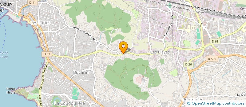 localisation de l'entreprise SCI MONASTELLA à SIX-FOURS-LES-PLAGES