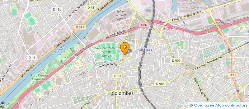 localisation de l'entreprise SCI MONATIOUA à COLOMBES
